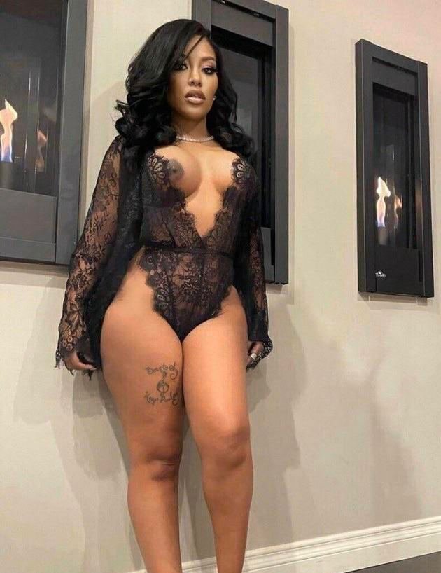 Busty Singer K. Michelle Nipple Slip 🔥 #S8oF2LL2